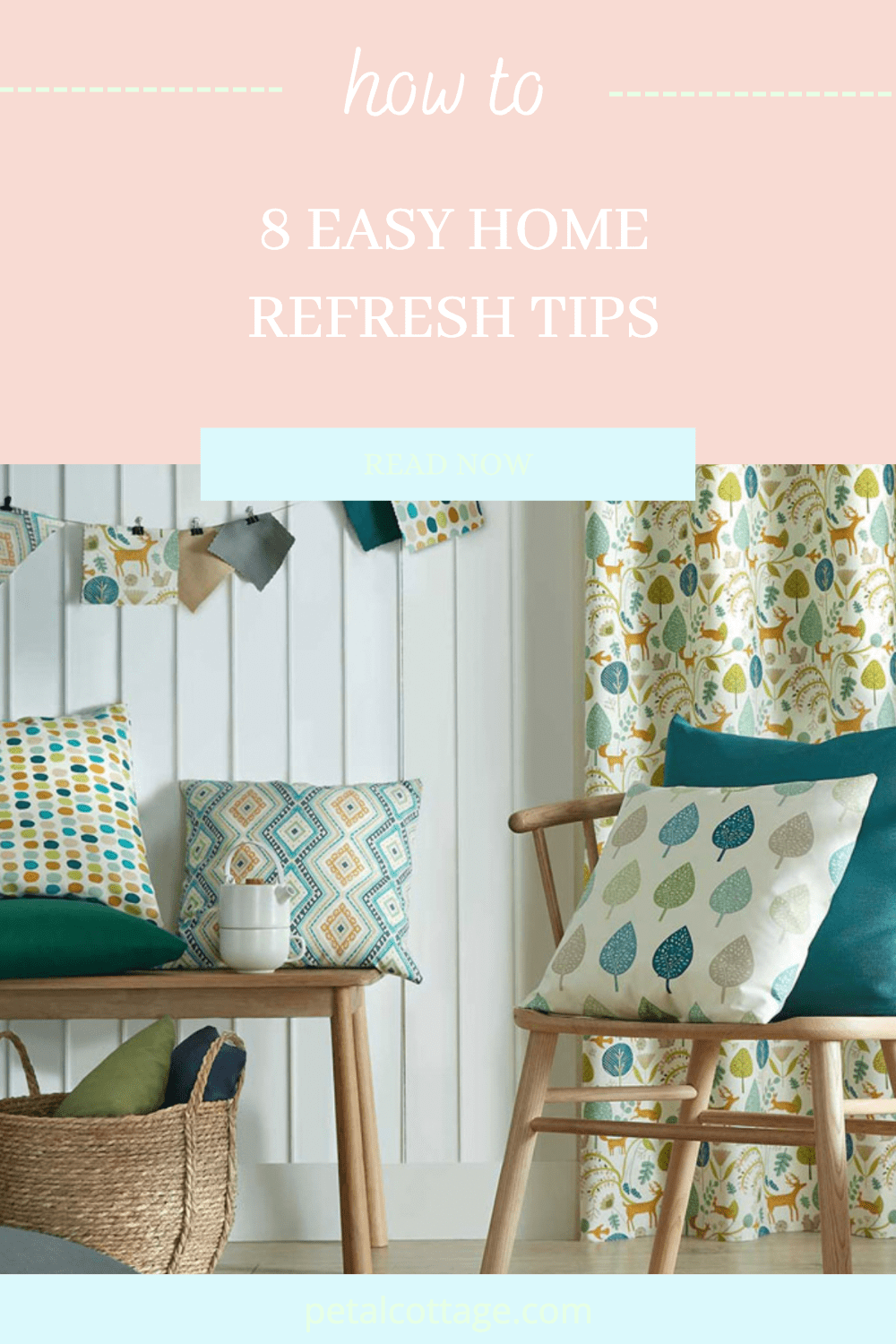 8 Easy Home Refresh Tips Pin